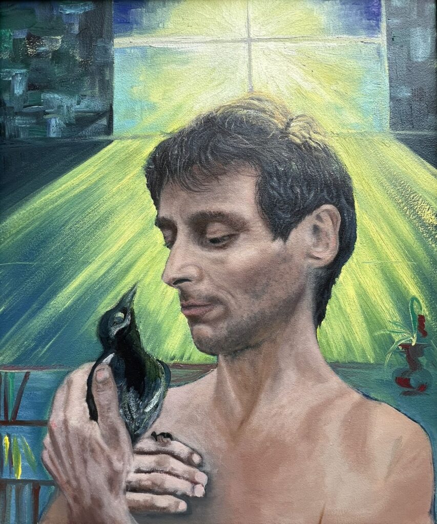 Portrét Jirky Švancara se strakou