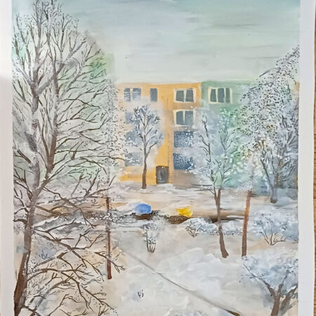 Zima ve Vršovicích