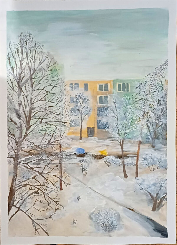 Zima ve Vršovicích